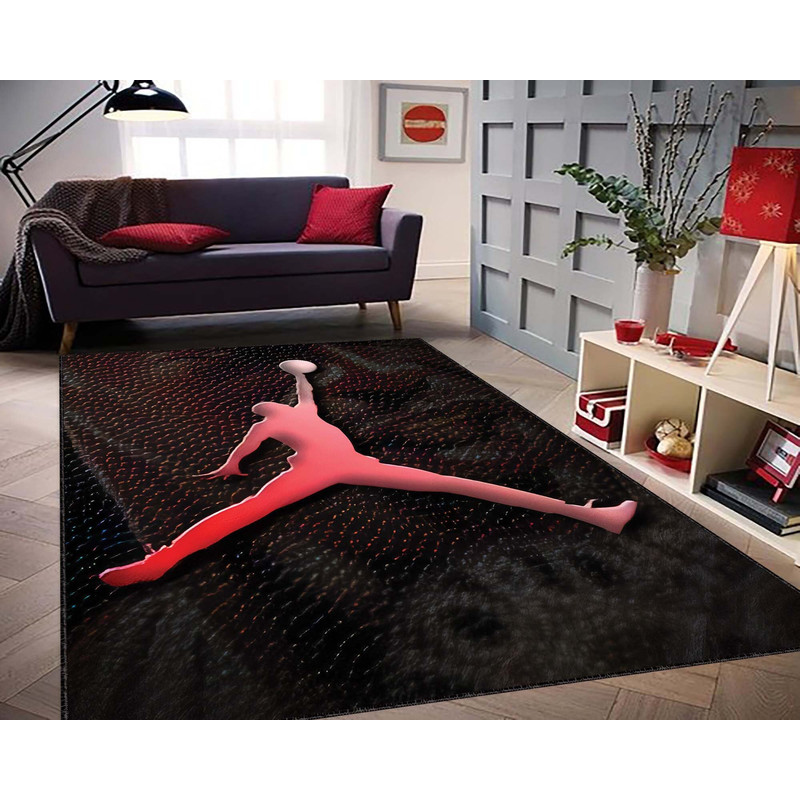 Amazing AirJordan Rug, Legend AirJordan Rug, Red Air Jordan Rug, Basketball Rug, Michael Jordan Rug,Kids Room Rug, Kids Room Gift, Floor Rug.jpg