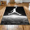 Air Jordan Rug, Black Jordan Rug, Basketball Team Rug, Sports Rug, Washable Rug, Anti Slip Rug, Personalized Decor, Your Favorite Player Rug.jpg