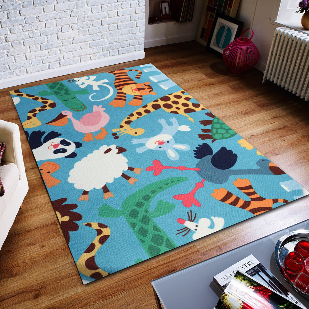 Cute Animals Rug, Wild Animals Rug, Abstract Rug, Custom Rug, Home Decor Rug, Modern Rug, Non slip Rug, Popular Rug, Area Rug.jpg