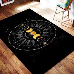 moon rug,night rug,symbol rug,moon theme rug,night pattern rug,night theme rug,moon pattern rug,popular rug,soft rug