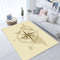 Compass Rug, Off Color Compass Carpet, World Maps Compass Decor Rug.jpg