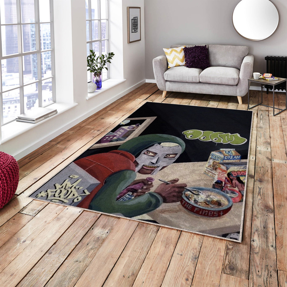 Doom Album Cover Rug, Hip-Hop Album Cover Decoration, Customizable Rugs.jpg