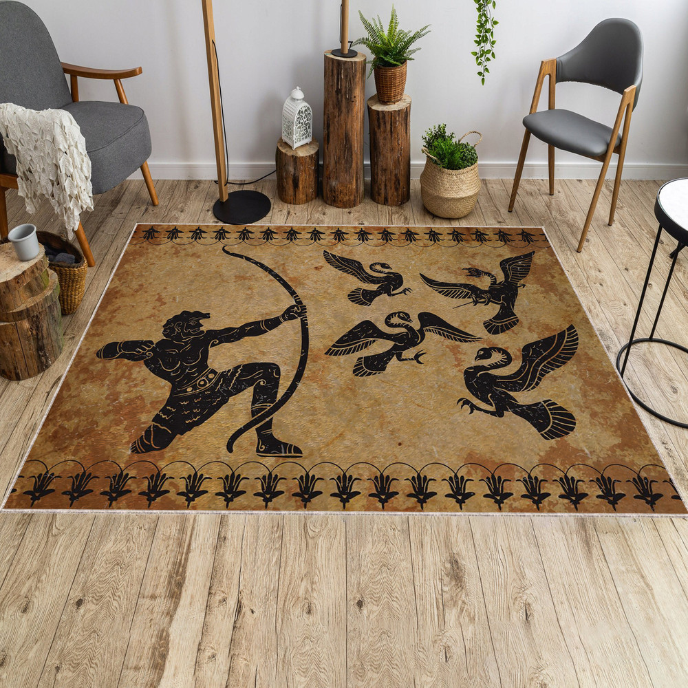 Hercules Rug, Greek Rug, Vintage-looking Rug, Living-room Decoration.jpg