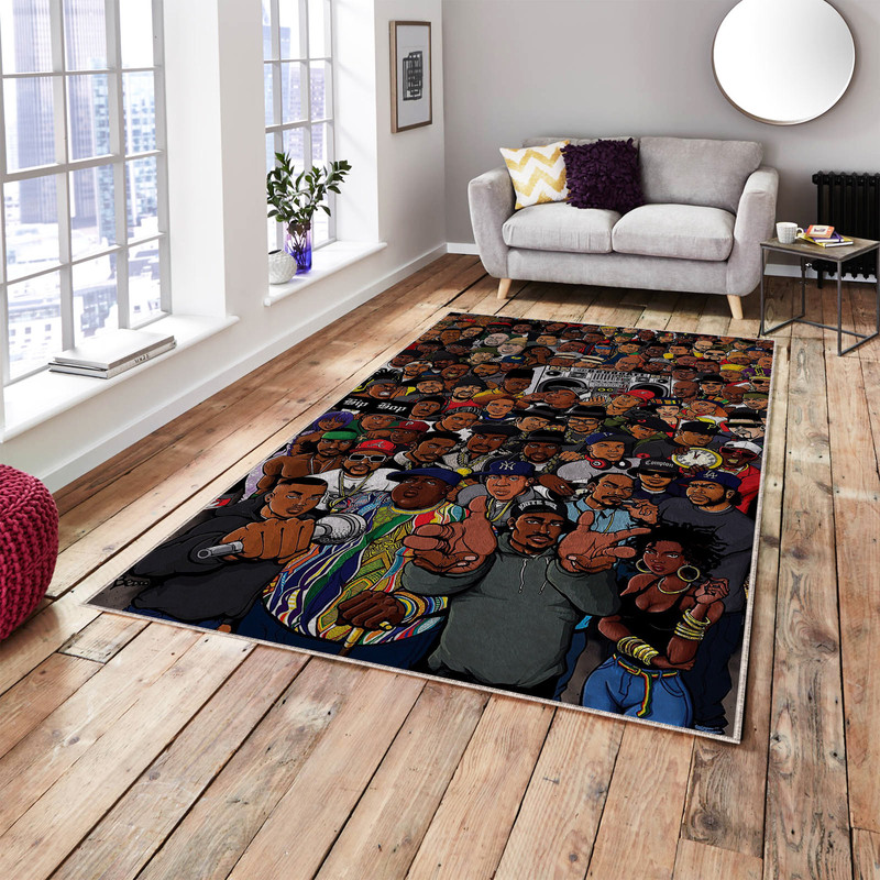 Hip-Hop Album Cover Decoration, Customizable Rugs, Music Rug.jpg