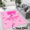 Dolly Font Rug , Custom Rug, Pink Room Rug, High Quality, Non-Slip, Personalized Gift, Gift For Her, Kids Room Decor.jpg