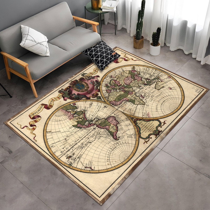 Earth Map, Map Rug, Earth Map Rug, Map Decor, Rugs for Living Room, Young Room Rug, Boys Room Rug, Custom Rug, Personalized Gift, Area Rug.jpg
