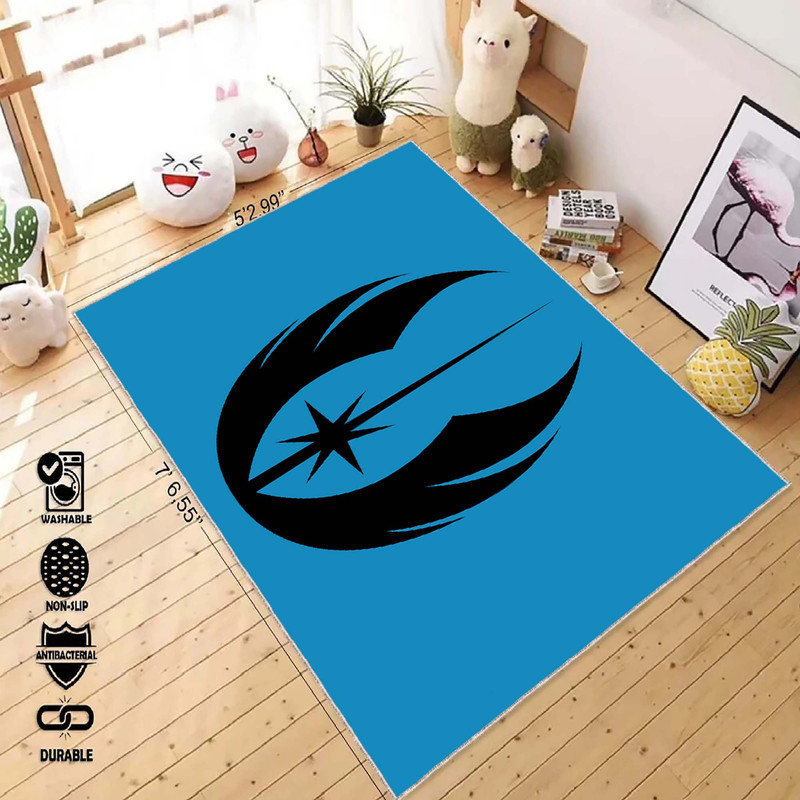 Star Wars Republic Rug, Galactic Republic Symbol, Galactic Republic Symbol Rug.jpg