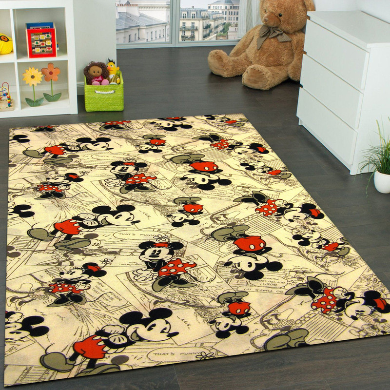 Mickey And Minnie Mouse Rug, Cartoon Rug, Popular Rug, Home Decor Rug, Modern Rug, Gift Rug, Christmas Gift Rug, Area Rug, Custom Rug.jpg