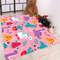 Pink Animals Pattern Rug,Baby Room Rug,Gift for Toddlers,Nursery Rug,Play Mat,Dinosaur Rug,Kidsroom Rug,Animal Rug Kids,Pink Pattern Rug.jpg