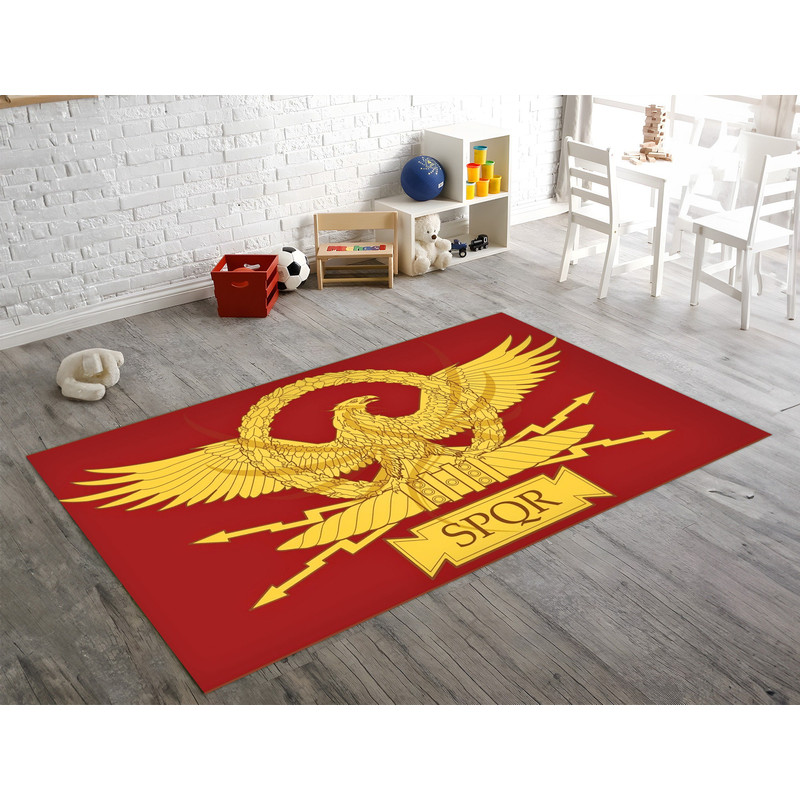 Roman Empire Rug, SPQR Rug, Flag Rug, History Themed Rug, Ancient Rome Rug, Red Rug, Gift For Him Her, Fashion Rug, Area Rug,For Living Room.jpg