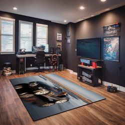 sport car for car lover, black car on the way, sport racing cool rug, for livingroom or bedroom, modern popular sport
