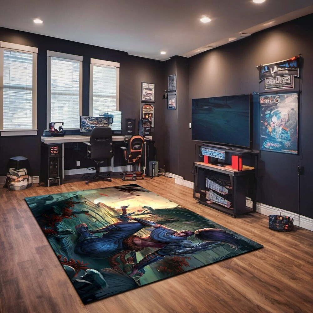 Yasuo Lol Fantastic Gamer Room Rug, League of Legends Game Character Yasuo Rug for Playroom, Gift for Gamer Room, Design Decor Modern Rug.jpg