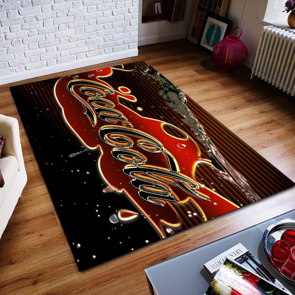 Coca Cola Rug, Legendary Taste Rug, Abstract Rug, Custom Rug, Home Decor Rug, Modern Rug, Non slip Rug, Popular Rug, Area Rug.jpg