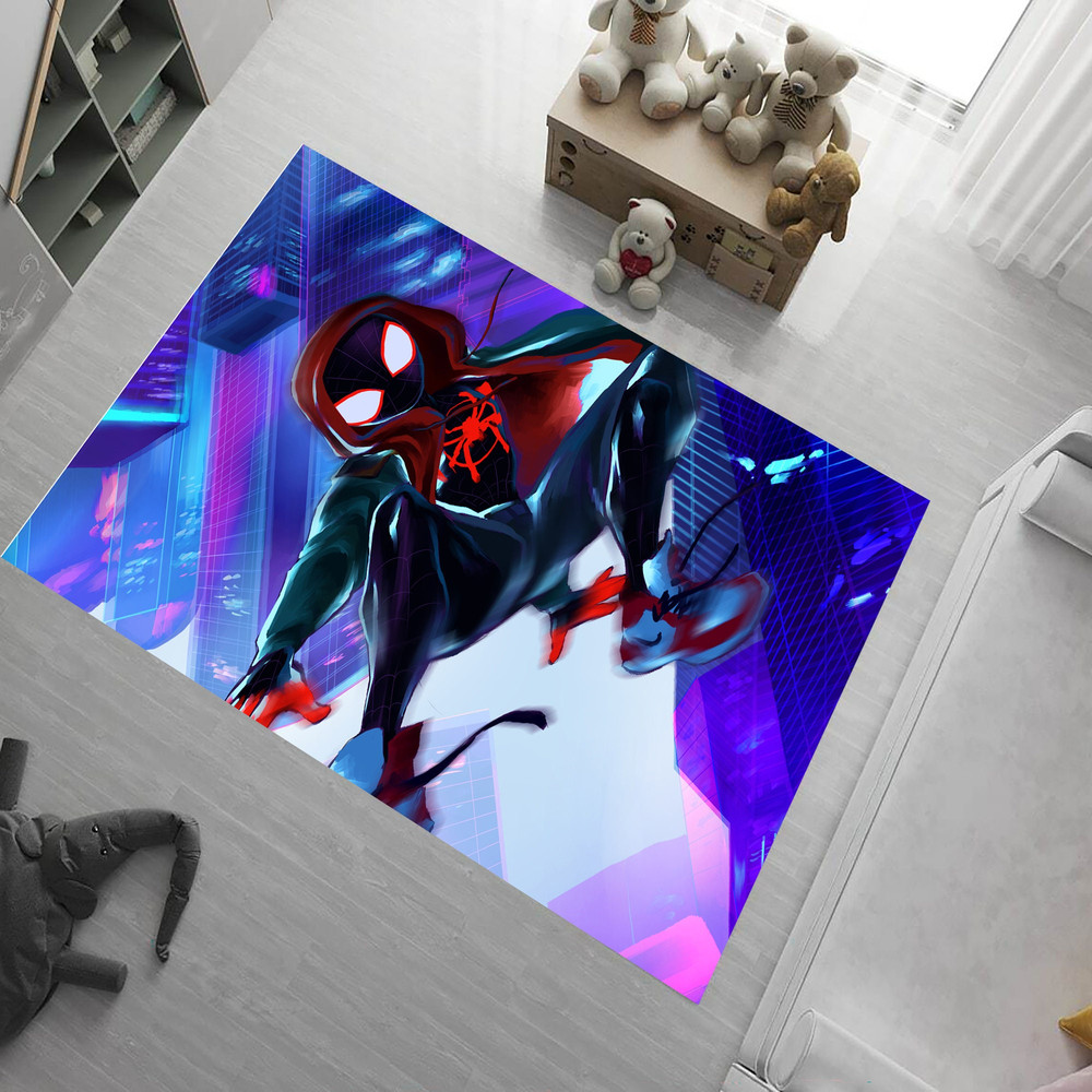 Sneakers Pattern Rug,Spider man Rug,Spiderman Comic Rug,Spiderman Area Rug,Modern Rug,Rug For Living Room,Gift for Her,Gift For Him and her.jpg