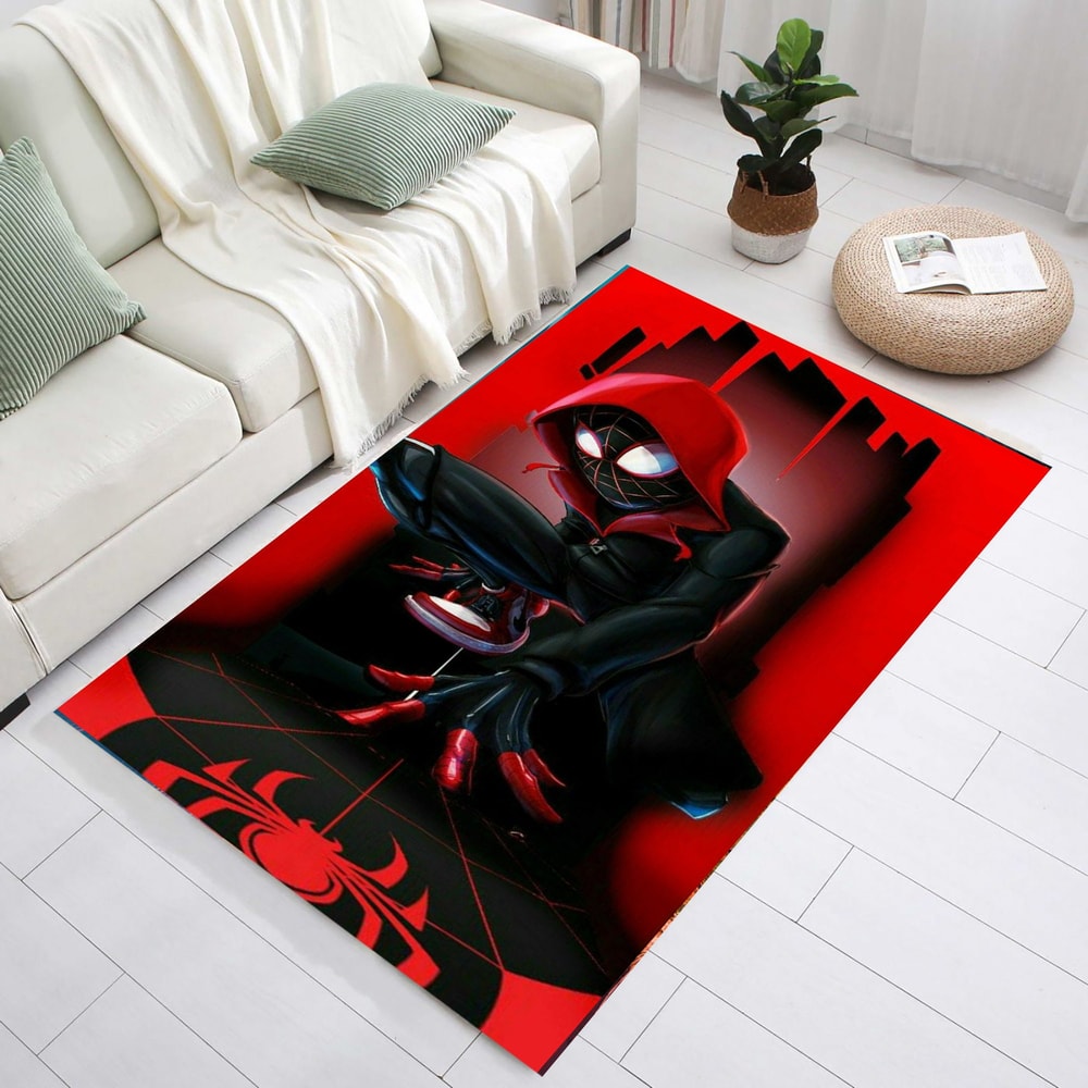 Spiderman Rug,Spiderman Pattern Rug,Sneakers Rug,Spiderman Comic Cover Rug, Spiderman Black Pattern,Cool Character ,Cartoon Character Rugs.jpg