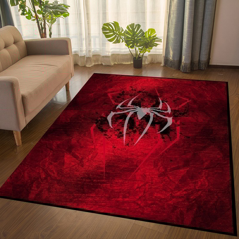 Spiderman Rug,Spiderman Pattern Rug,Spiderman comic Rug,Spiderman Area Rug,Spiderman Web,Cartoon Character Rug,Rugs For Bedroom Area.jpg