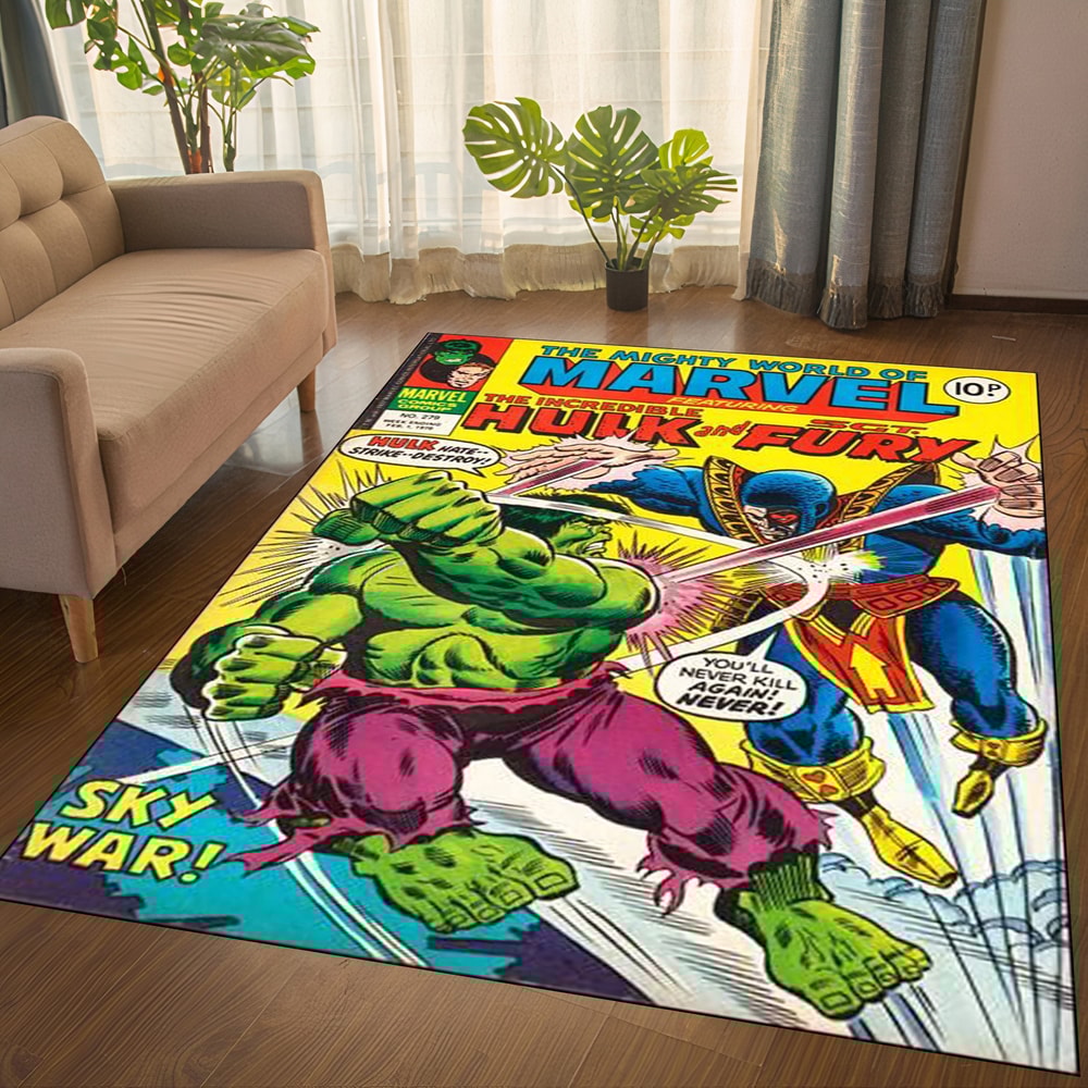 Superhero Rug,Hulk Rug,Hulk Patterned Rug,Comic Rug,Cartoon Characters Rug,Scary Rug,Rugs For Kids Room,Gift For Son,Teens Rug,Child Rug.jpg