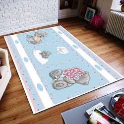 teddy bear rug, for kids room rug, kids carpet, abstract rug, custom rug, home decor rug, modern rug, non slip rug, popu