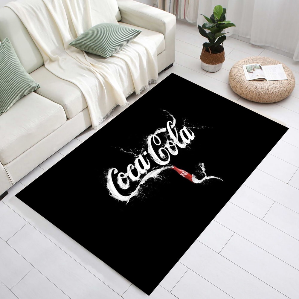 Coca Cola Rugs,Cola Pattern Rugs,Drink Rugs,Gift Ideas,Coke Rugs,Coca Cola,Cola Written Rugs,Cola Rugs,Black Rugs,Creative Rug,Kitchen Rug.jpg