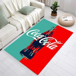 coca cola rugs, cola written rugs, coke rugs, cola bottle, drink pattern rugs, nostalgic rugs, rugs for kitchen , rugs