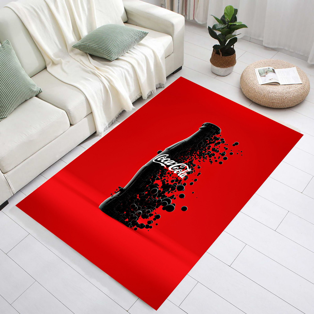 Kitchen Rug,Coca Cola Rug,Drink Rug,Coca Cola Pattern Rug,Kids Room Rug,Living Room Rug,İnteresting Rug,Red Rug,Coke Rug,Creative Rug,.jpg