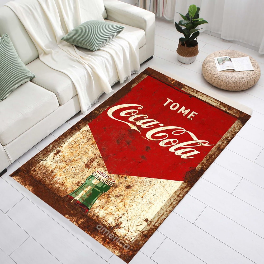 Tome Coca Cola,Coca Cola Rugs,Cola Pattern Rugs,Retro Rugs,Drink Rugs,Coca Cola,Cola Written Rugs,Cola Rugs,Red Rugs,Ice Drink,Creative Rugs.jpg