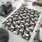 Black and White Skull Rug, Skull Skeleton Theme Non-Slip Gothic Area Rug, Horror Decor, Gothic Decor Mat.jpg