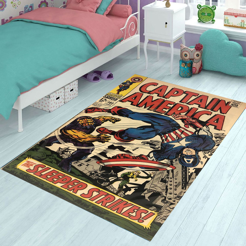 Captain America,Magazine Cover,Legendary Hero,Comic Book,Cartoon Cover Rug,Comic Cartoon Characters,Avengers Rug,Chield Rug,Venom Superhero 1.jpg