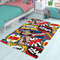 Cartoon Drawing,Bang Writen Rugs,Pow Text,Colorful Rugs,Blue Rug,Written Rugs,teens room rug,kids room rug,gift for son,gift for teens.jpg
