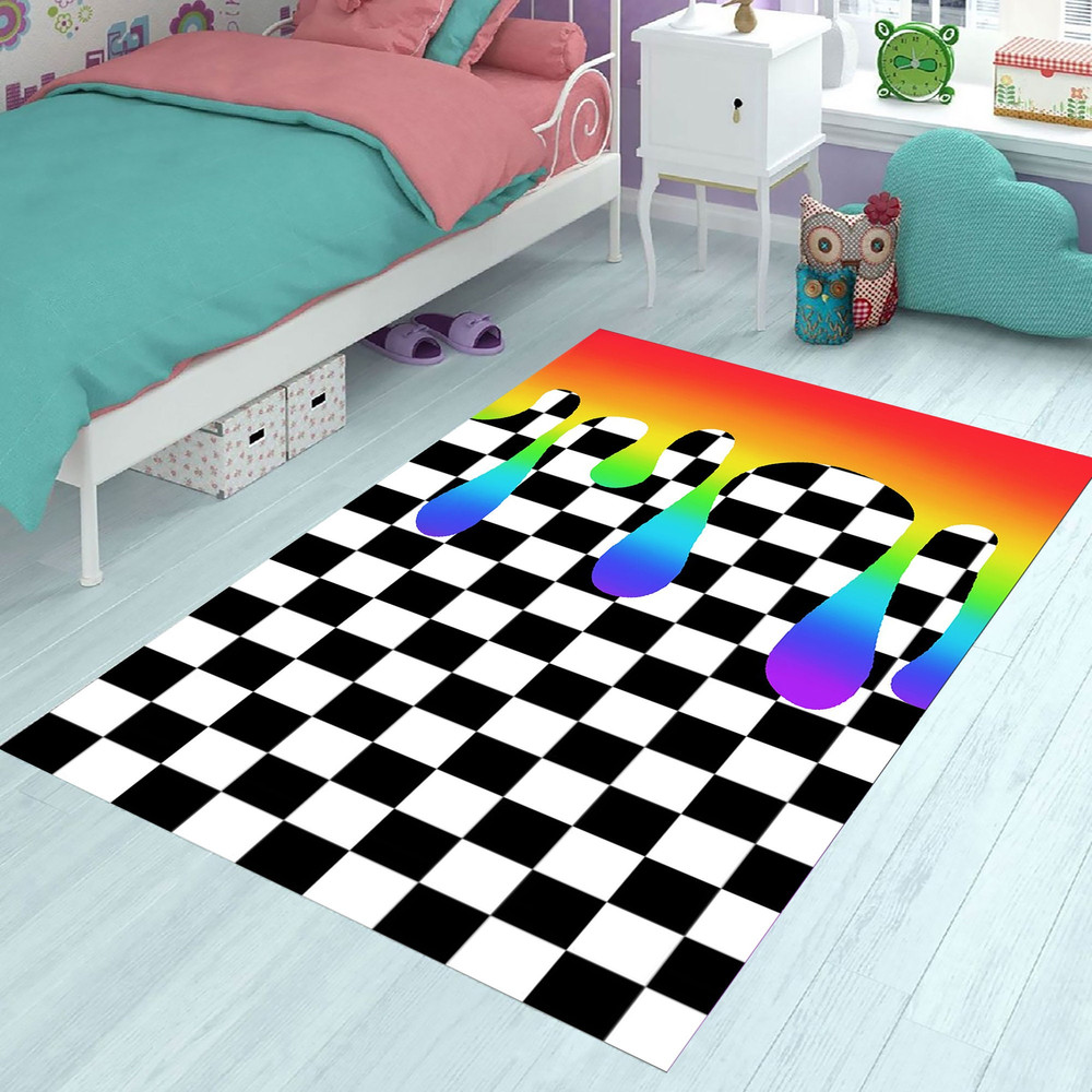 Checkered Rugs,Living Room Rugs,Baby Room Rug,Colorful Rug,Rugs For Bedroom,Kidsroom Rugs,Baby Room Decor,Gift For Kids.jpg