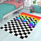 Checkered Rugs,Living Room Rugs,Baby Room Rug,Colorful Rug,Rugs For Bedroom,Kidsroom Rugs,Baby Room Decor,Gift For Kids.jpg