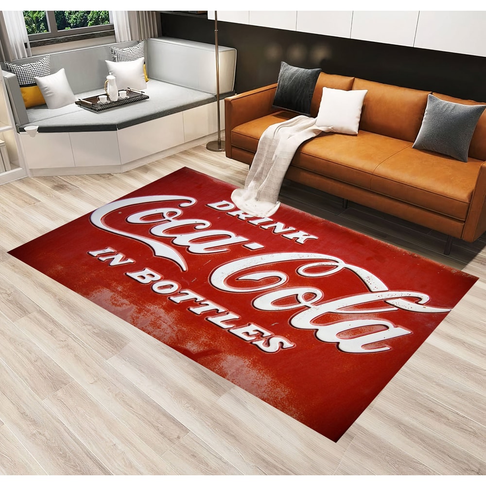 Coca Cola Pattern Rug,Cola Bottle,Coca Cola Rug,Coke Bottle Rug,Coke Rug,Rugs for Living Room,Kitchen Rug,Red Rug,Gift For Birthday.jpg