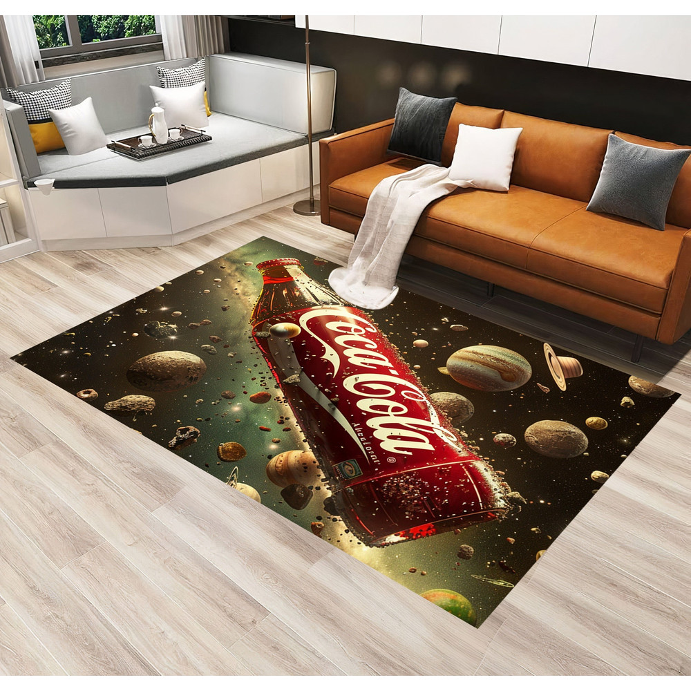 Coca Cola Rug,Cocacola Pattern Rug,Rugs for Living Room,Coke Rug,ice Drink Rug,Coca Cola Bottle Rug,Area Rug,Gift For Him,Durable Rug.jpg