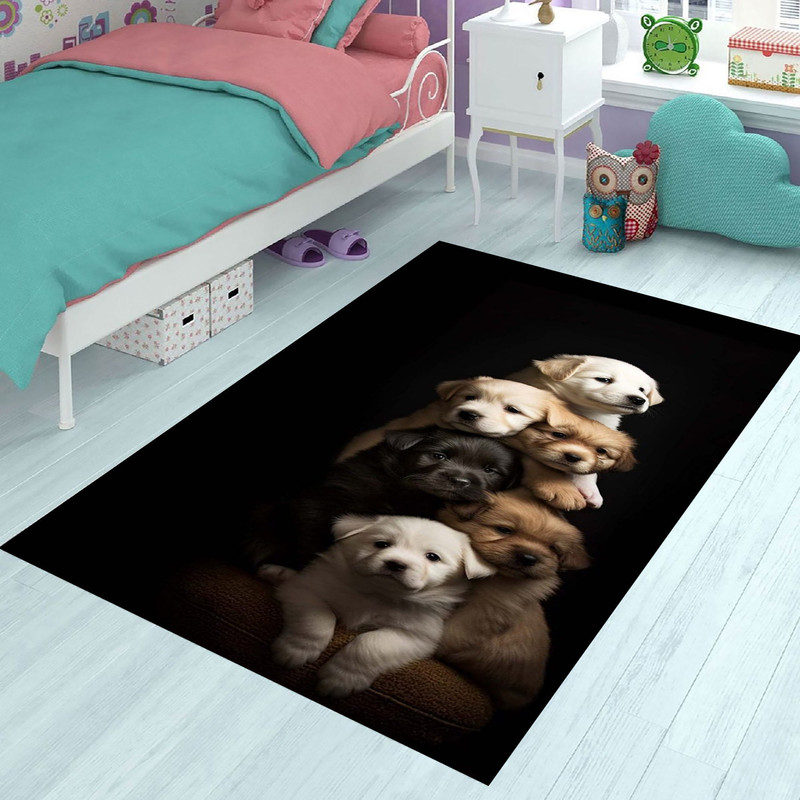 Dog Rug,Dogs Rugs,Animal Rug,Sweet Dogs,Kids Room Rug,Living Room Rug,Amazing Rug,Kids Room Decor,Animal Mat,Gift For dog Lovers.jpg