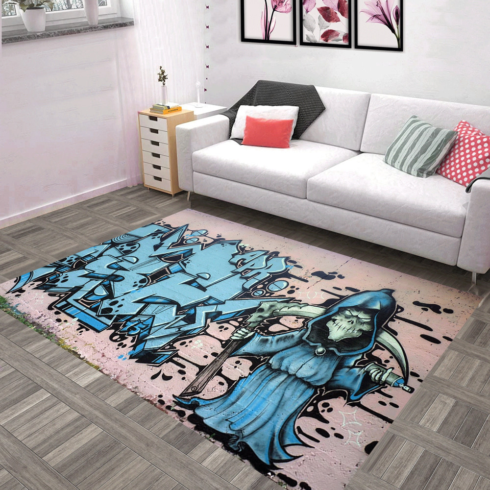 Graffiti Rug,Rectangular Version,Non-Slip Rug,graduation gift,Different Sizes, Modern Rug, Home Decoration,Rug,Themed Rug6.jpg