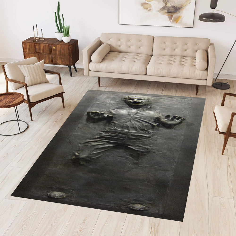 Han Solo Pattern Rug,Carbonite Han Solo Pattern Rug,Rugs For Living Room,Rug For Bedroom,Gift For Him,Horror Decor,Area Rug,Unique Rug.jpg