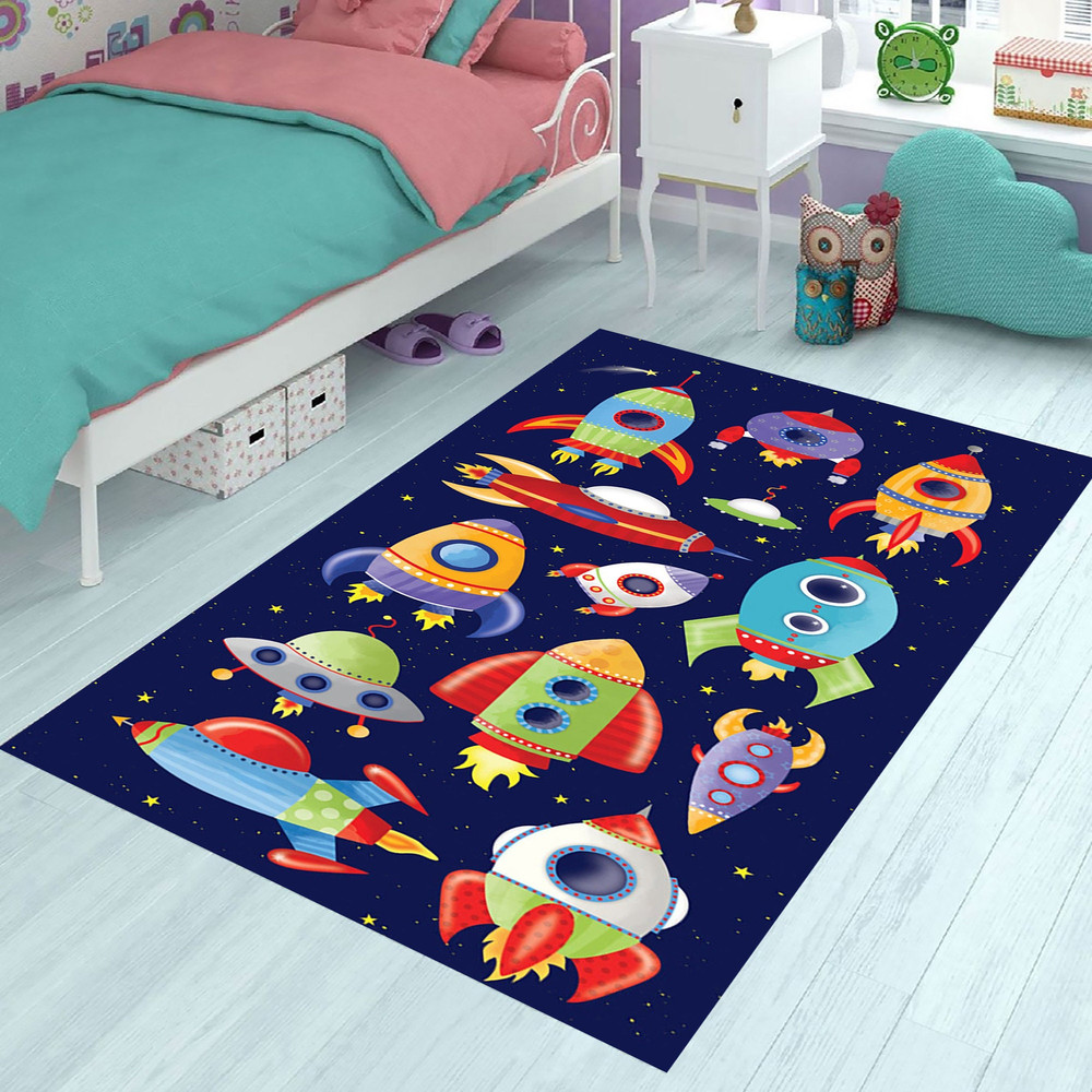 Rockets Pattern Rugs,,Space Pattern Rugs,Baby Room Rug,Edicutional Rug,Rugs For Living Room,Rugs For Bedroom,Kidsroom Rugs,Gift For Kids.jpg