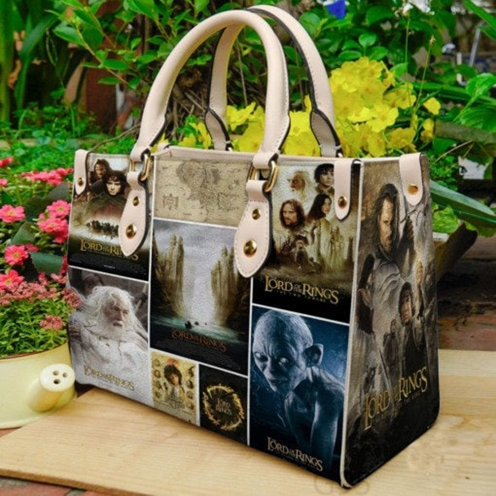 Lord Of The Rings Leather Bag,Movie Handbag,Travel handbag,Teacher Handbag,Gift for fan,Handmade Bag,Custom Bag,Vintage Bags,Woman Shoulde.jpg