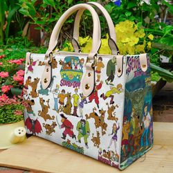 Scooby Doo Leather HandBag,Women Scooby Doo Handbag, Scooby Doo Bags Gift For Her