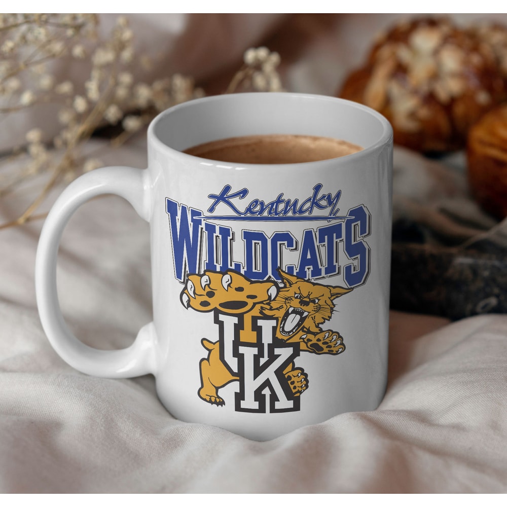 Kentucky Coffee Mug, University Mug, Vintage College Mug, KY Basketball Clothing University Coffee Mug, Retro Game Day Tea Cup.jpg