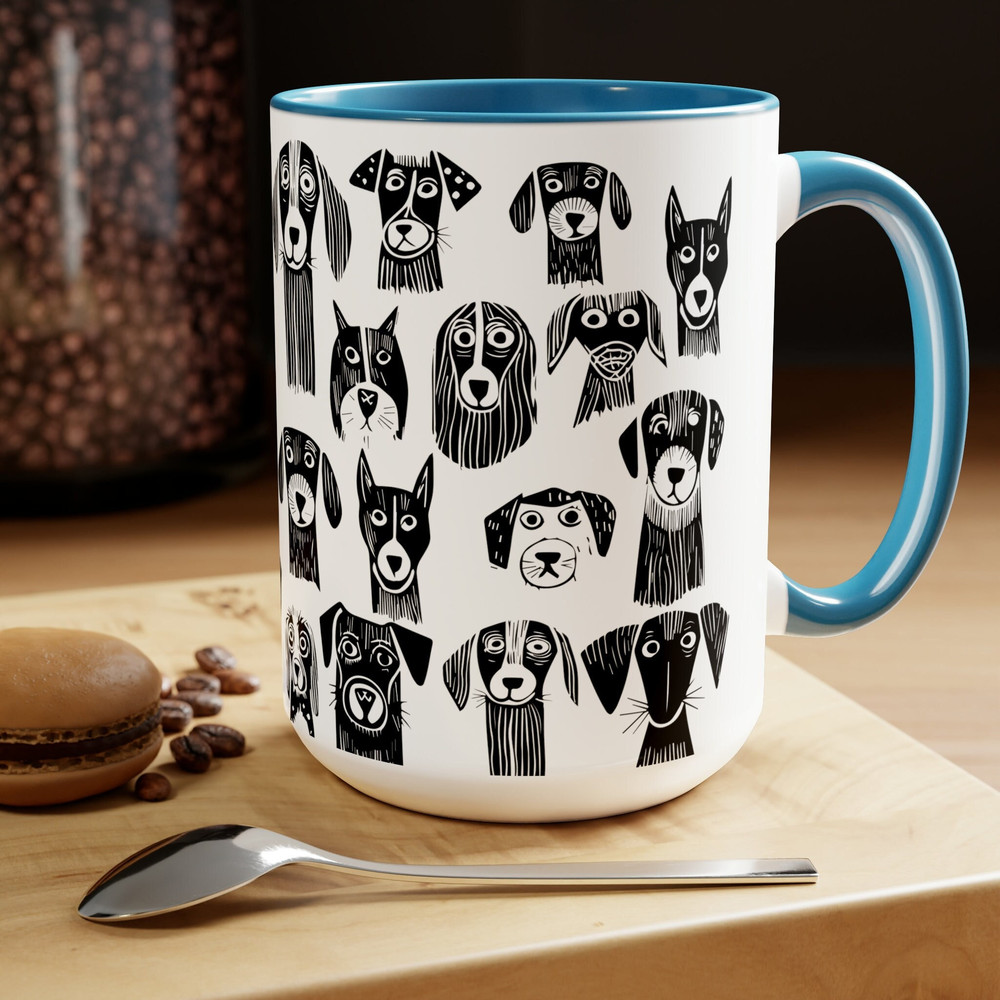Cute Dog Coffee Mug , Cute Dog Coffee Mug gift , Dog Mom gift, Dog Dad gift, Dog Lover gift, Dog Lover Mug, All My Friends Are Dogs.jpg