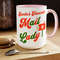 Santa's Favorite Mail Lady Retro Large 15 oz Coffee Mugs, Postal Worker, Mail Carrier Mug, Postal Service Mug, Post Office Postal Coffee Mug.jpg