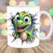 3D Baby Dinosaur Hole In A Wall Mug Wrap, 11oz & 15oz Mug Template, Mug Sublimation Design, Mug Wrap Template, Instant Digital Download PNG.jpg