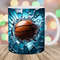 3D Basketball Hole In A Glass Wall Mug Wrap, 11oz & 15oz Mug Template, Mug Sublimation Design, Mug Template, Instant Digital Download PNG.jpg
