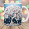 3D Crystal Flower Tree Mug Wrap, 11oz And 15oz Mug Template, Mug Sublimation Design, Mug Wrap Template, Instant Digital Download PNG.jpg