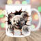 3D Koala Mug Wrap, 11oz & 15oz Mug Template, Mug Sublimation Design, Hole In A Wall Mug Wrap Template, Instant Digital Download PNG.jpg