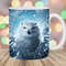 3D Owl Mug Wrap, 11oz & 15oz Mug Template, Glass Mug Sublimation Design, Crack In A Wall Mug Wrap Template, Instant Digital Download PNG.jpg