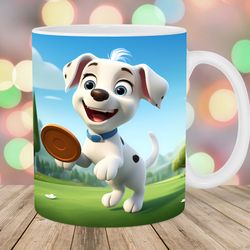 3d puppy mug, 11oz 15oz mug, dog mug design