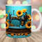 3D Sewing Machine Sunflowers Mug Wrap, 11oz And 15oz Mug Template, Mug Sublimation Design, Mug Wrap Template, Instant Digital Download PNG.jpg