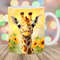 Baby Giraffe Mug Wrap, 11oz & 15oz Mug Template, Mug Sublimation Design, Sunflowers Mug Wrap Template, Instant Digital Download PNG.jpg